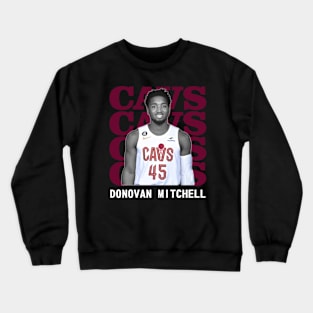 Cleveland Cavaliers Donovan Mitchell 45 Crewneck Sweatshirt